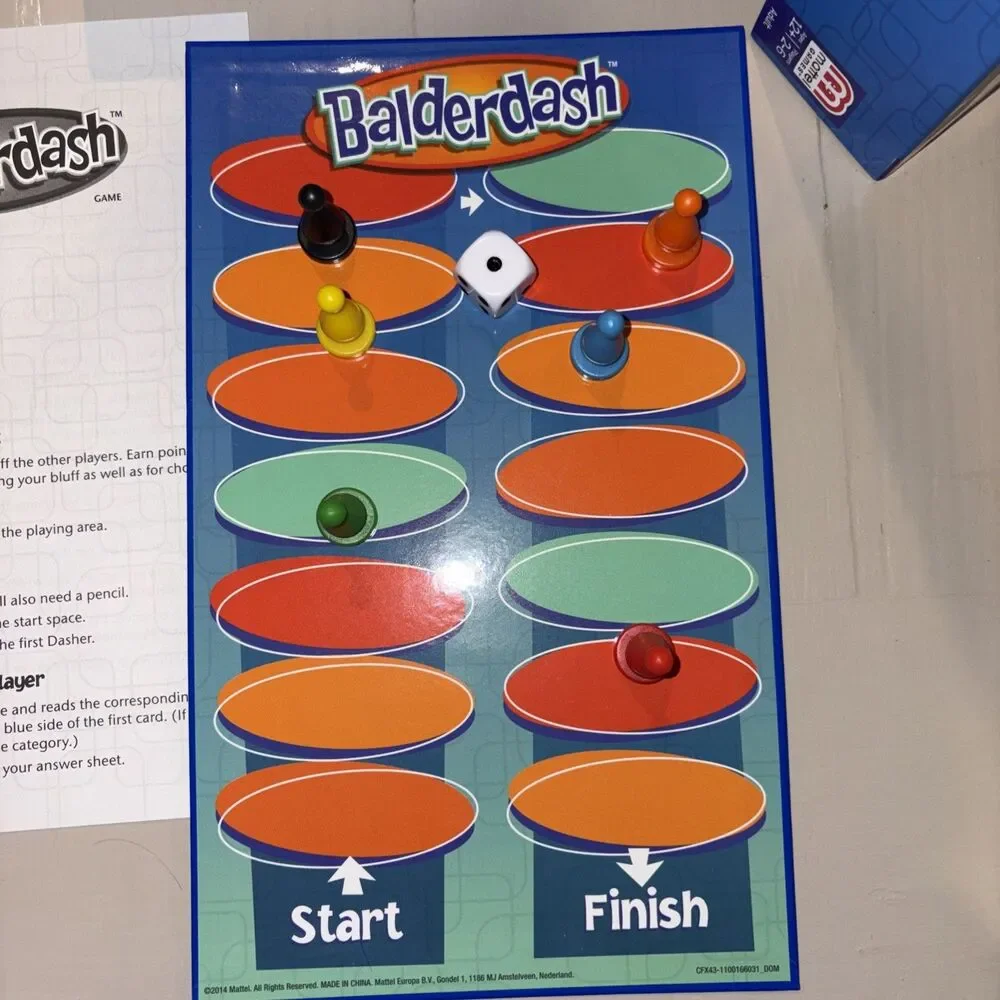 Mattel CFX43 Balderdash Borad Game